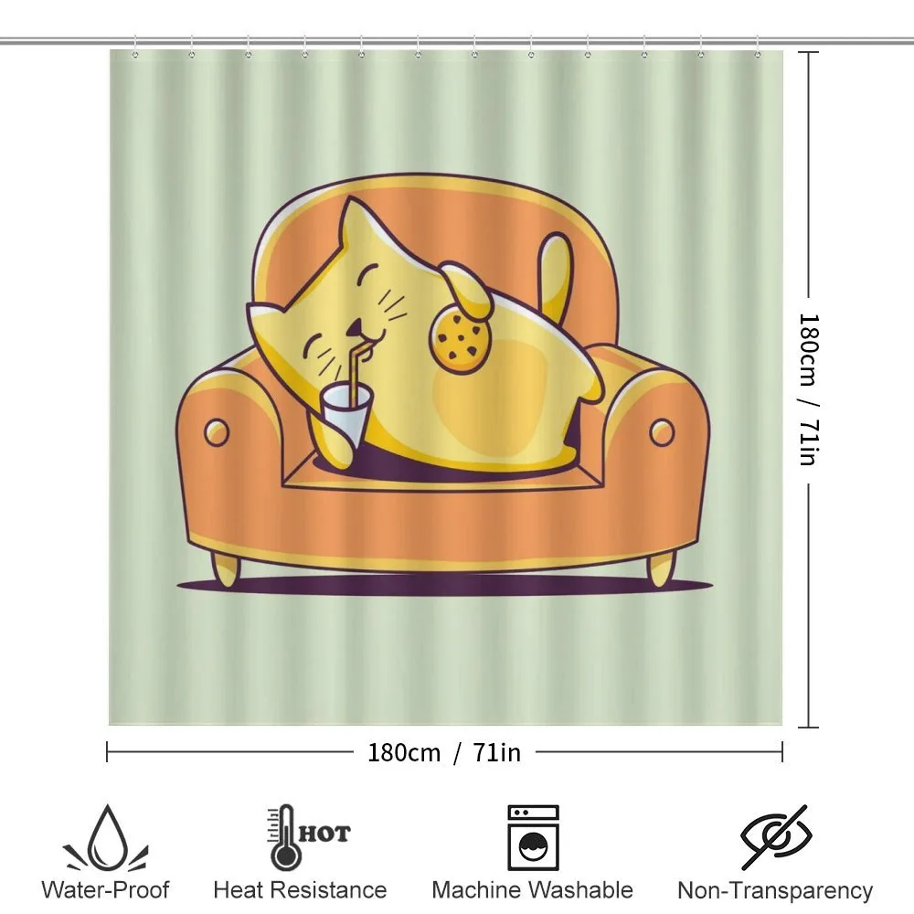 Kitten Laying on a Couch — Detail 2
