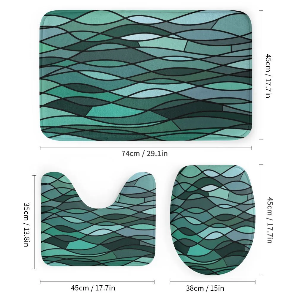 Mosaic Sea Waves Inspired — Detail 1