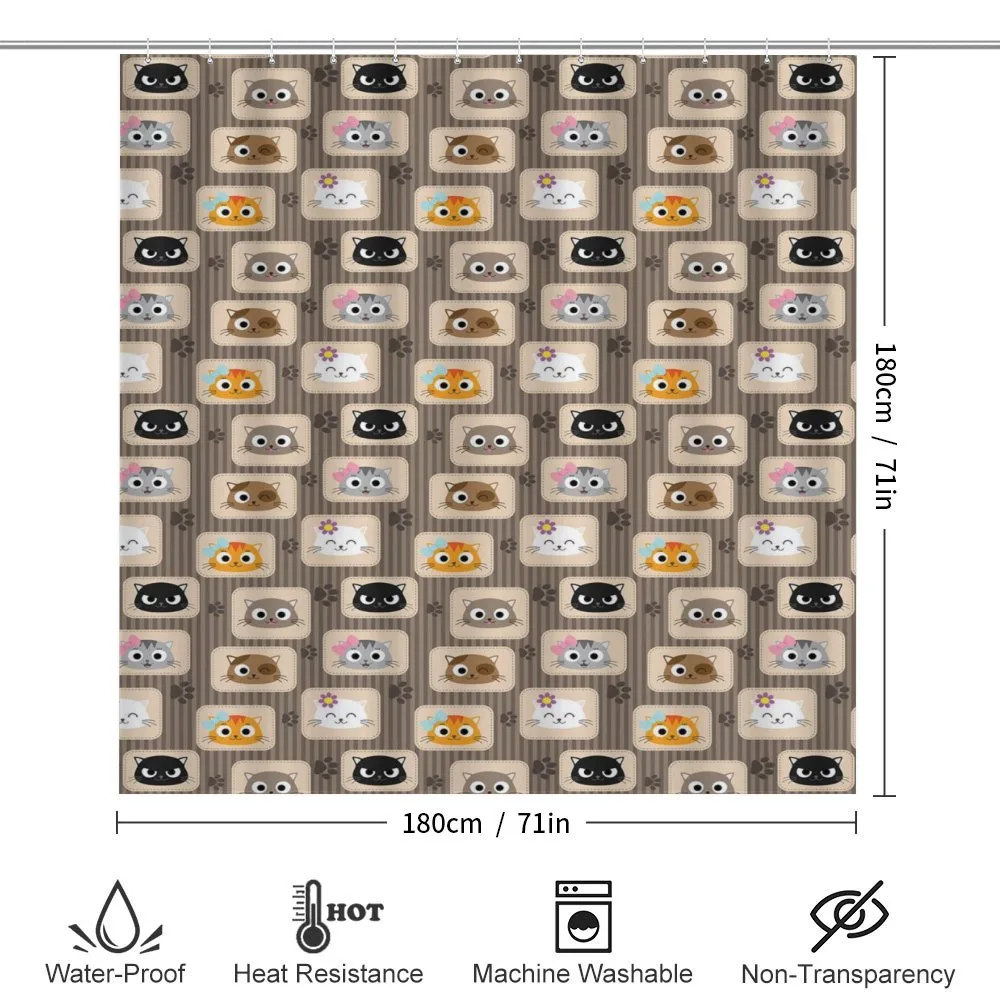 Patchwork Style Silly Faces — Detail 2