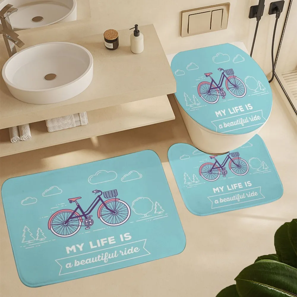 Retro Pastel Bike with Text — Detail 5