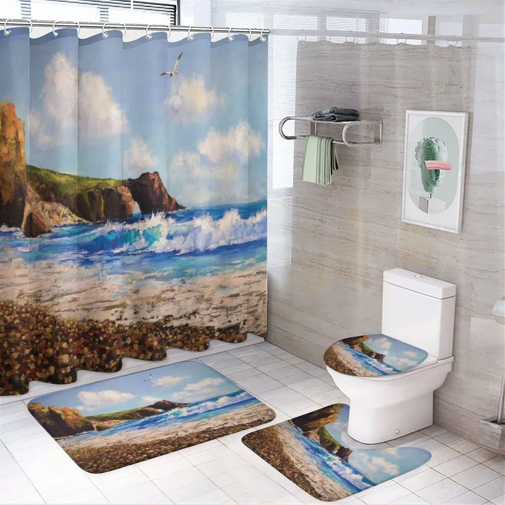 Sea Coast by Beach Rock — Your design