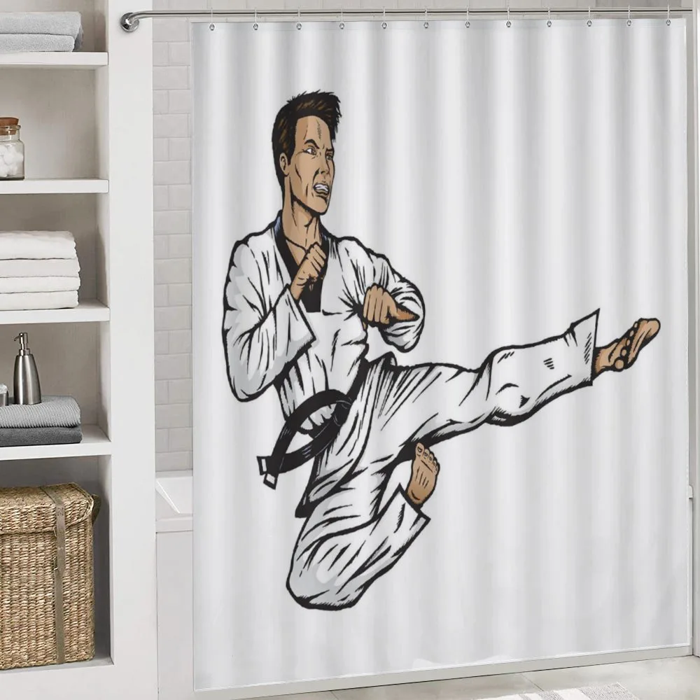Senpai with Black Belt Kick — Detail 4