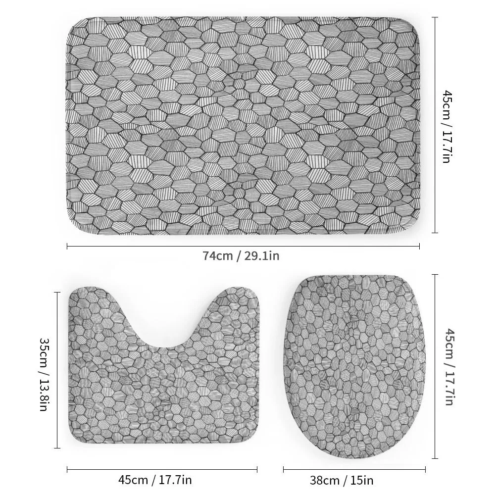 Sketch Hexagon Shapes — Detail 1