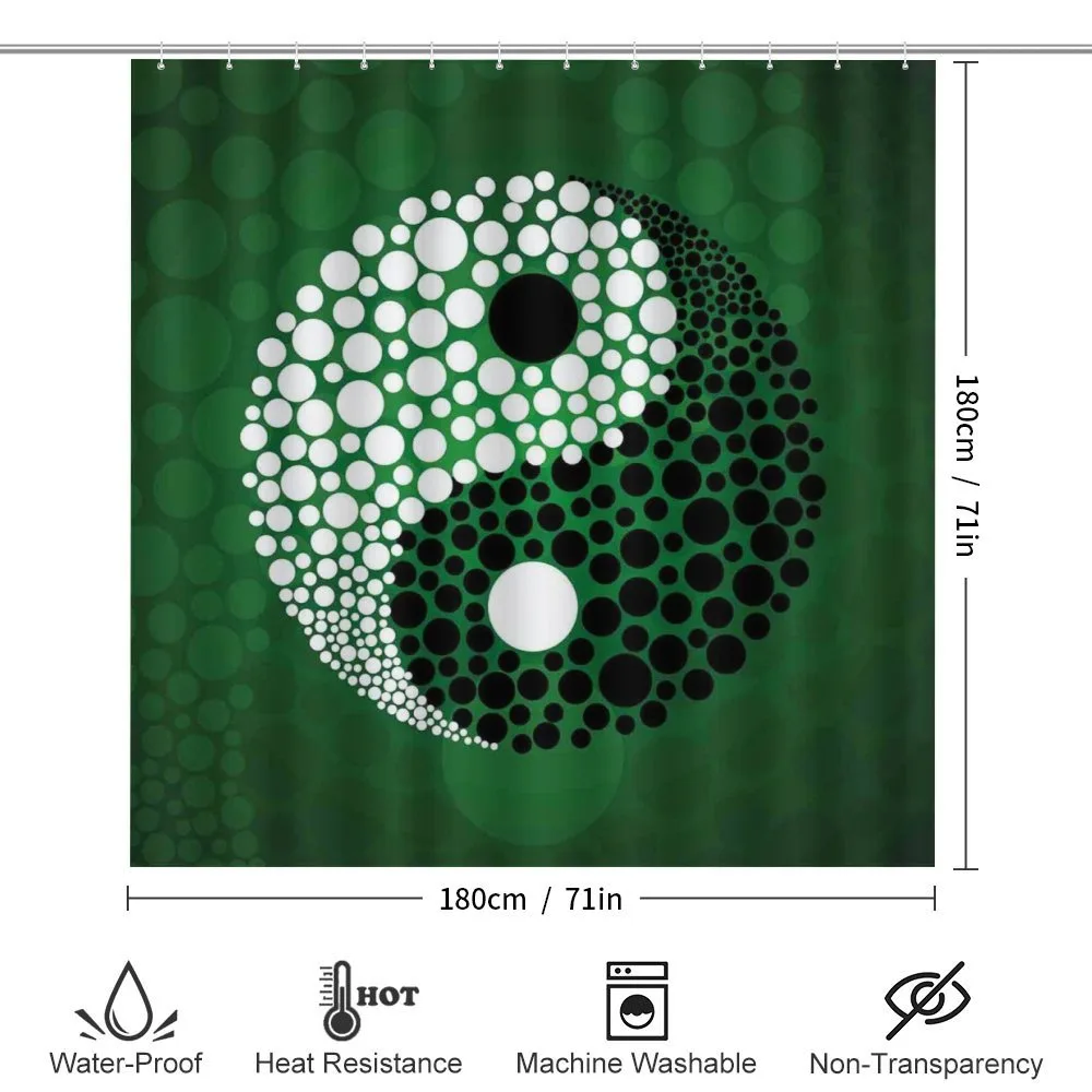 Ying Yang Green Harmony — Detail 2