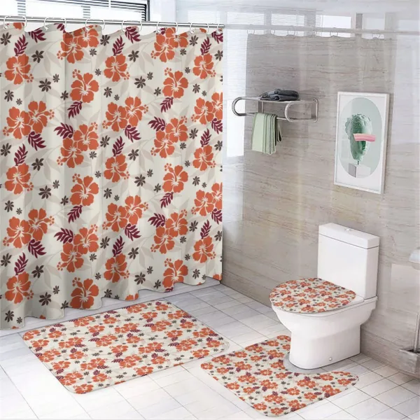 Aloha State Foliage on a shower curtain