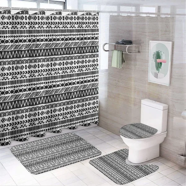 Aztec Mystic Old on a shower curtain