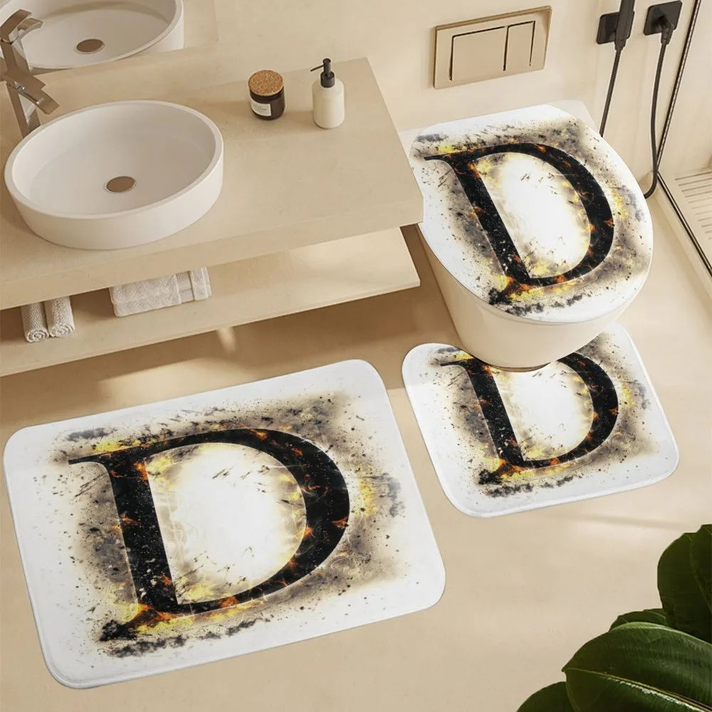 Blazing Uppercase D — Detail 5