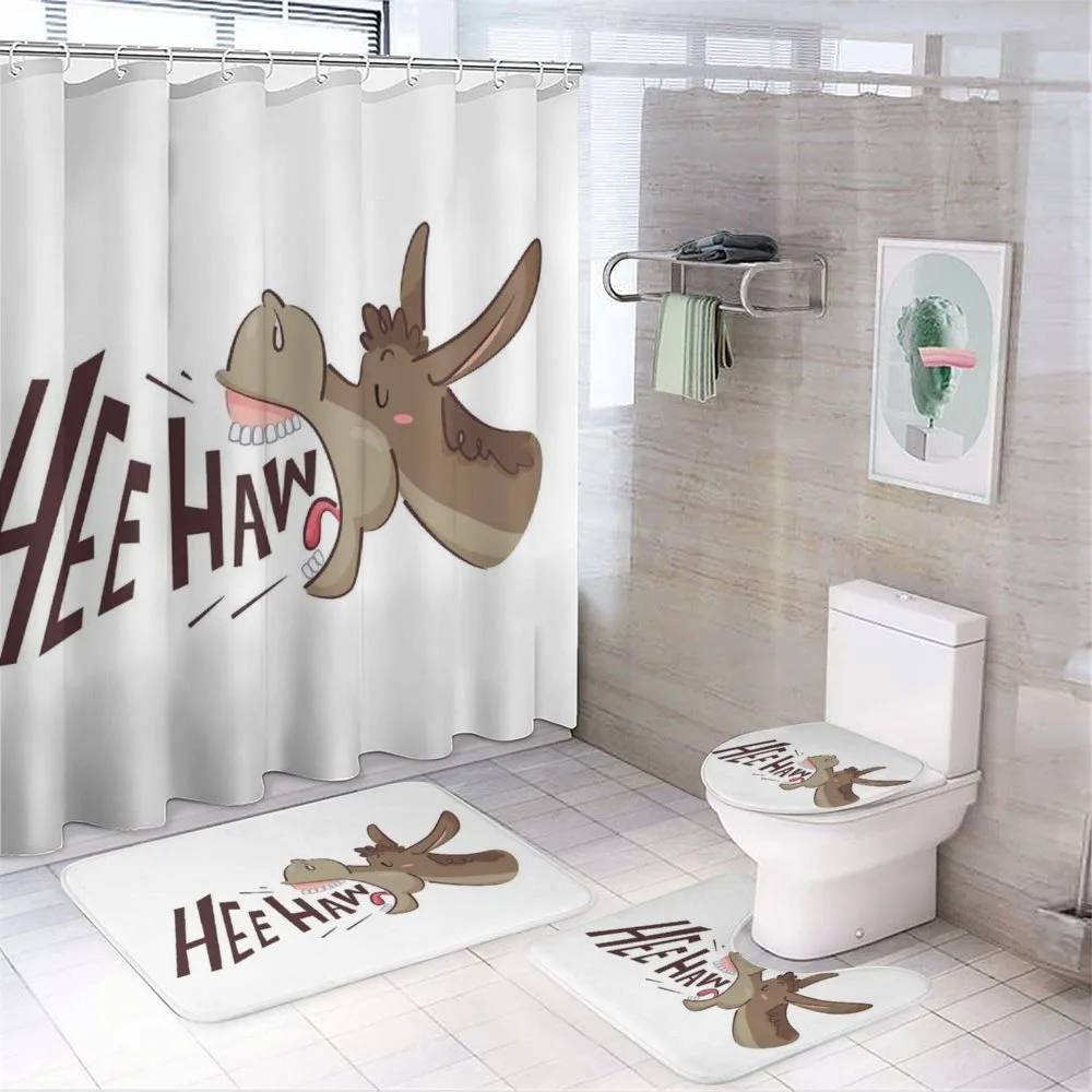 Cartoon Funny Braying Animal — Your design