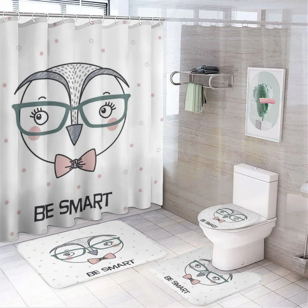 Cartoon Smart Owl Boy — Your design