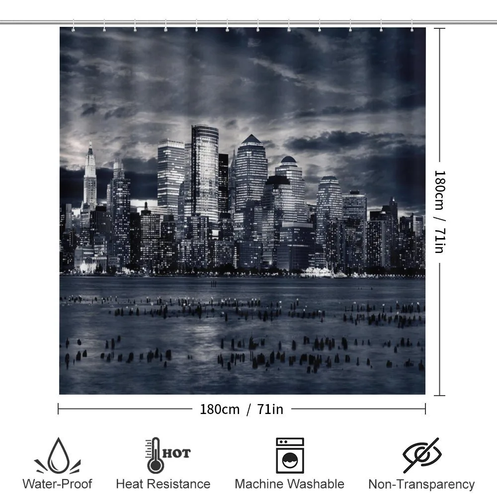 Dramatic View NYC Skyline — Detail 2