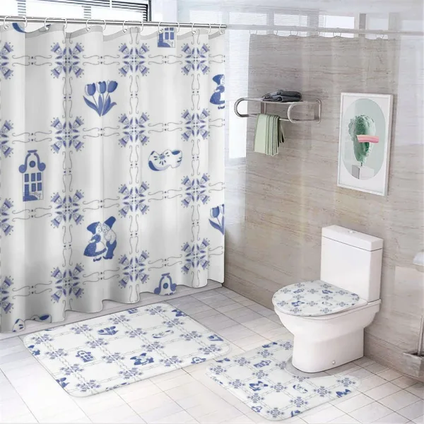 Dutch Culture on a shower curtain