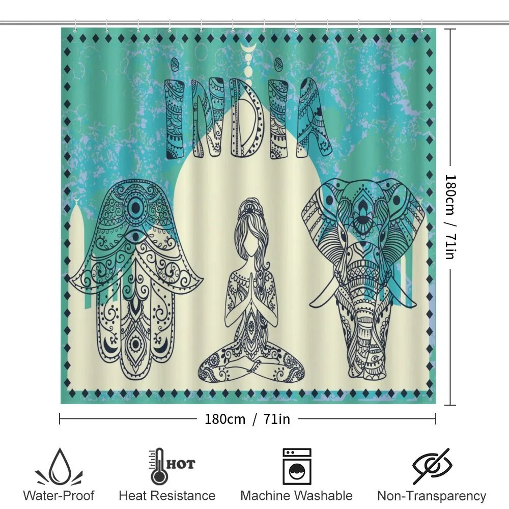 Elephant Hamsa Taj Mahal — Detail 2