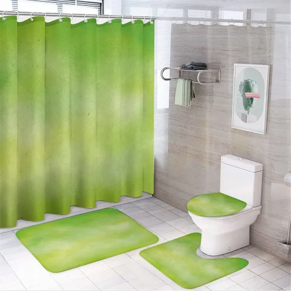 Faded Watercolors on a shower curtain