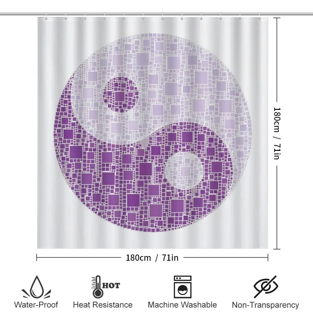 Graphic Yin Yang Tile — Detail 2
