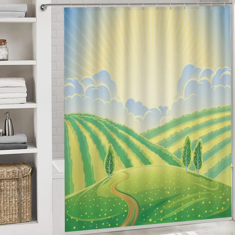 Green Field Graphic — Detail 4