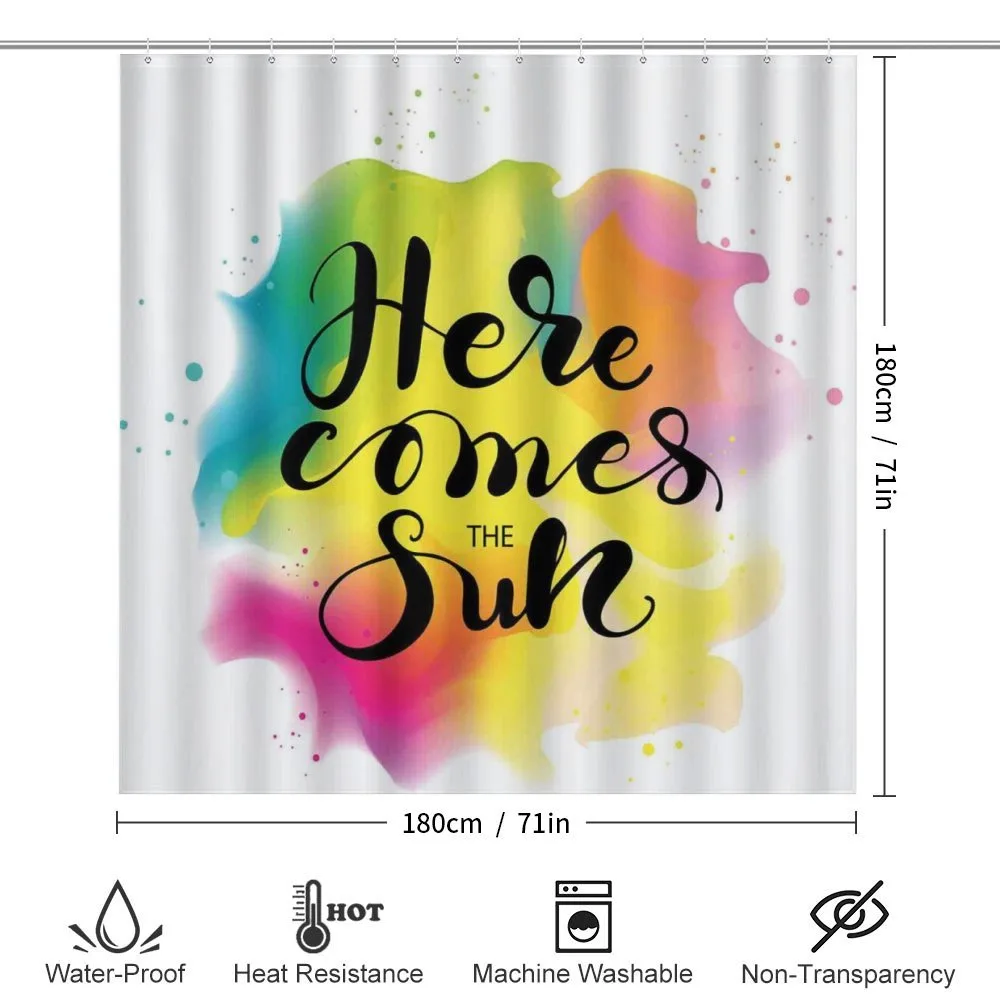 Here Comes Sun Text — Detail 2