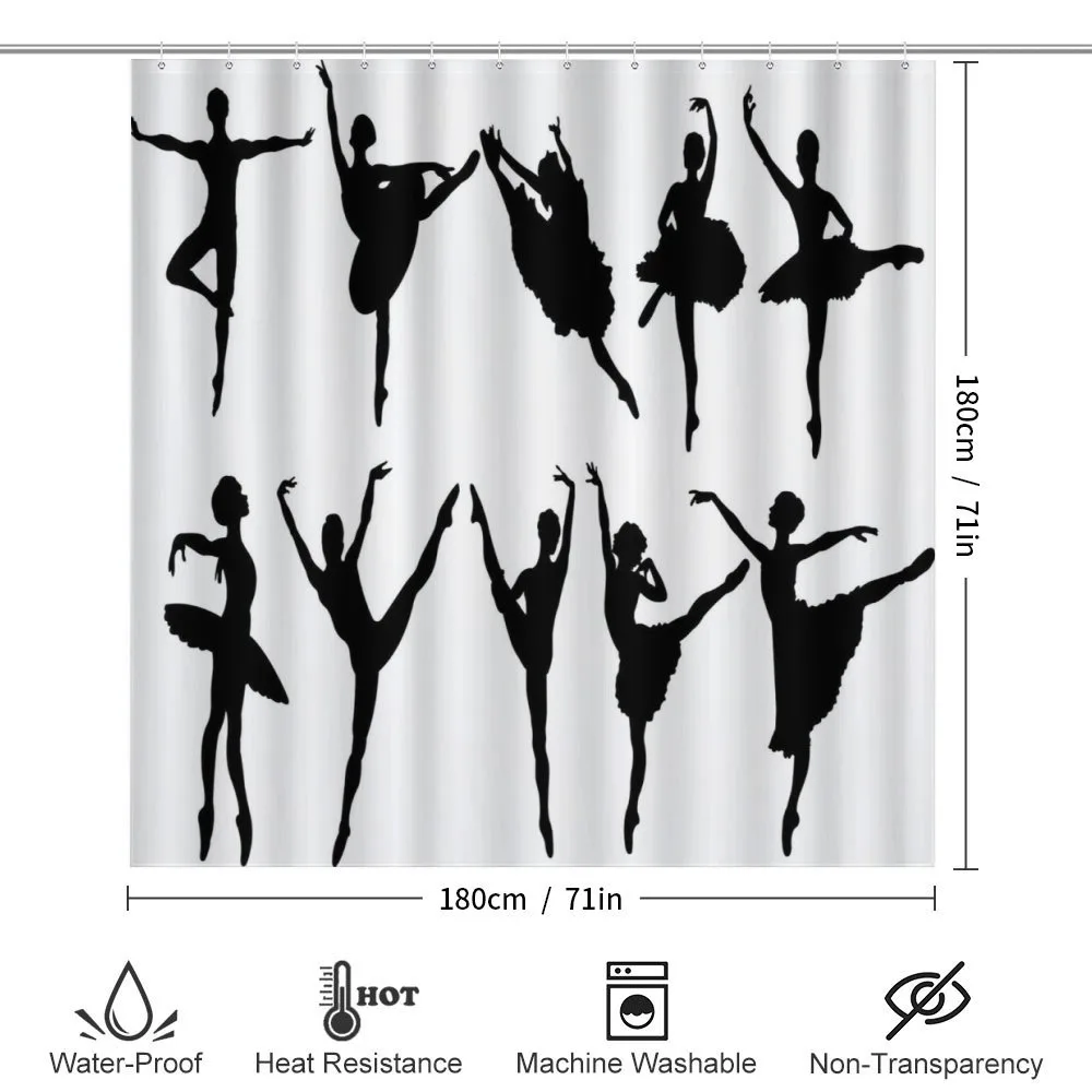 Monochrome Ballet Dancer — Detail 2