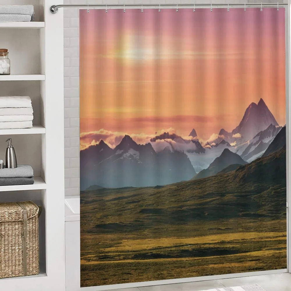 Mountains and Sunset — Detail 4