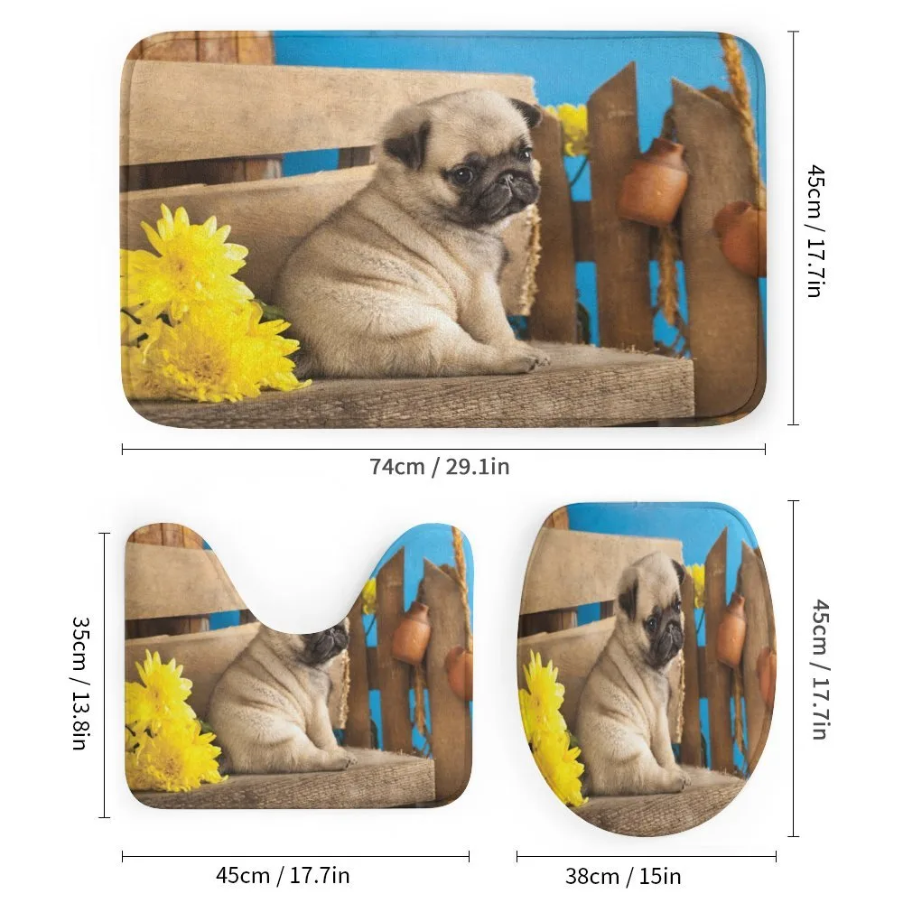 Puppy Photography on Bench — Detail 1