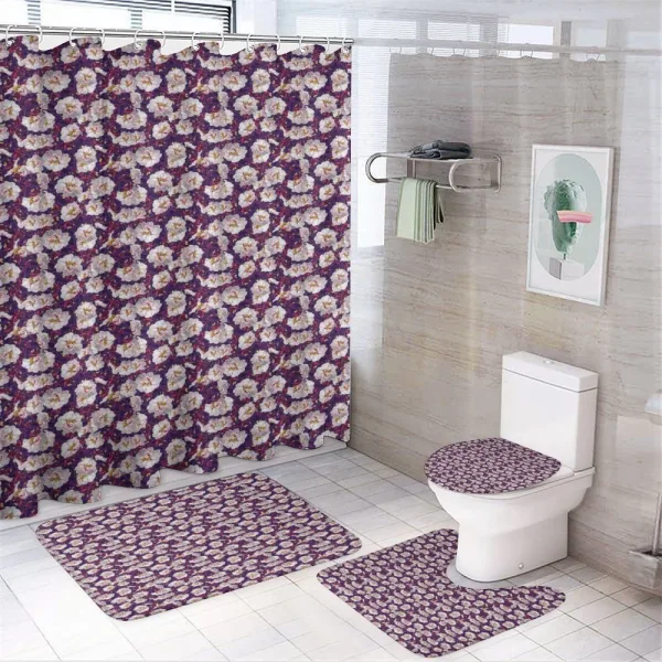Romantic Spring Garden on a shower curtain