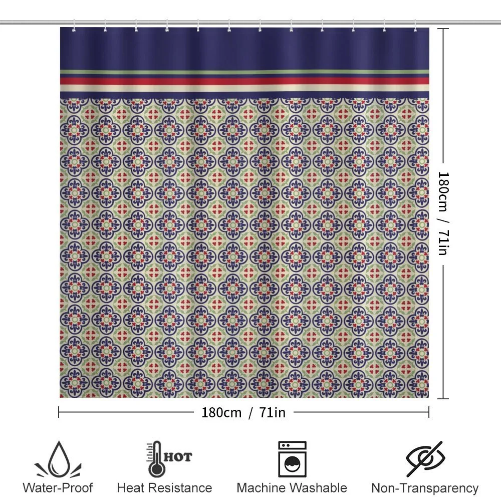 Azulejo Inspired Tile Like Pattern — Detail 2