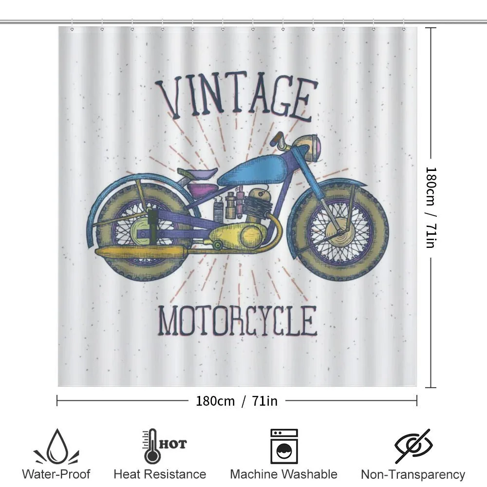 Colorful Retro Bike — Detail 2