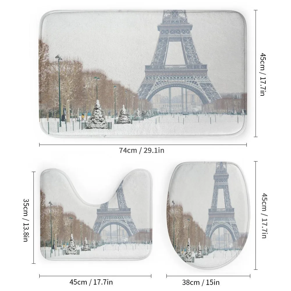 Eiffel Tower in Snow — Detail 1
