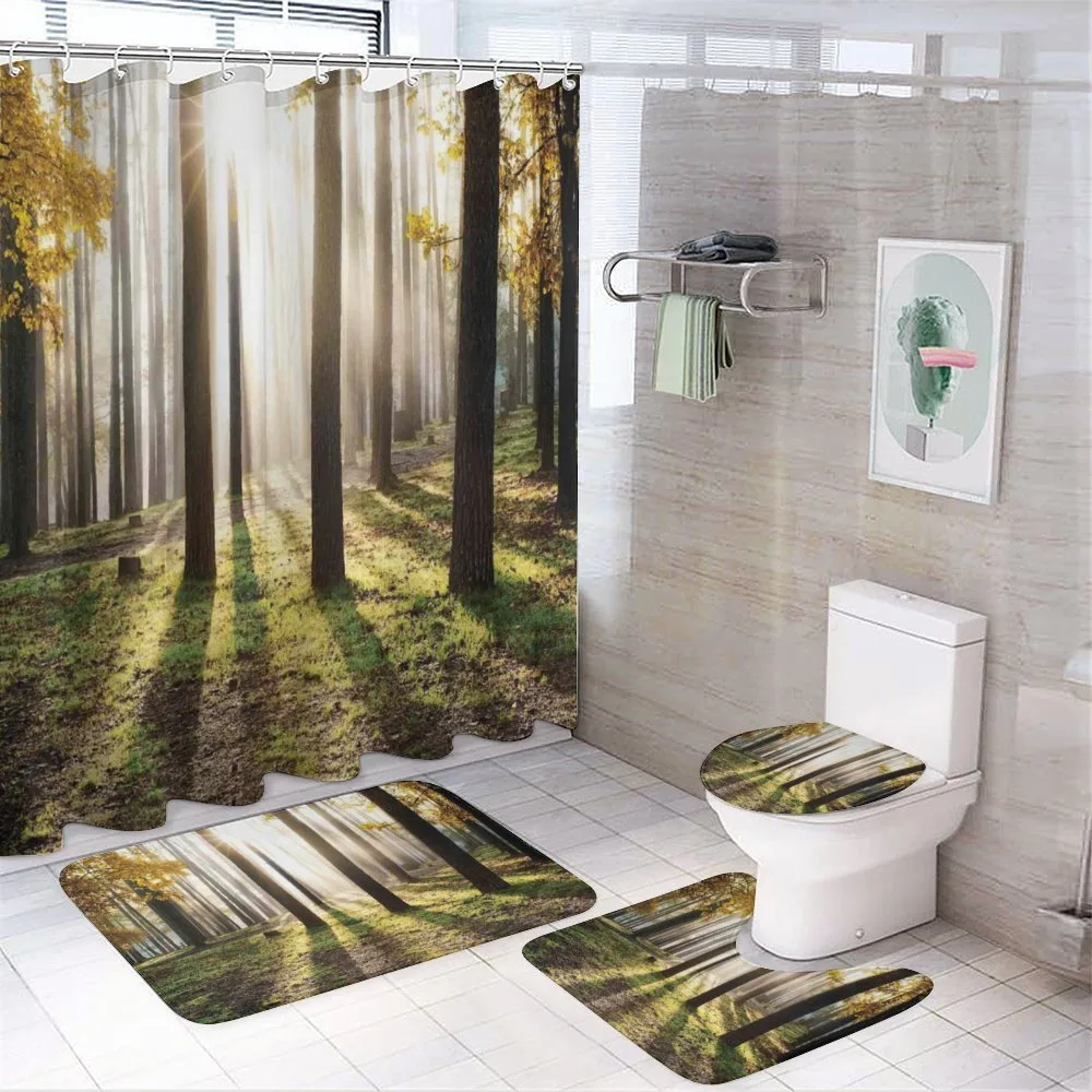 Forest Leaves at Sunrise — Your design