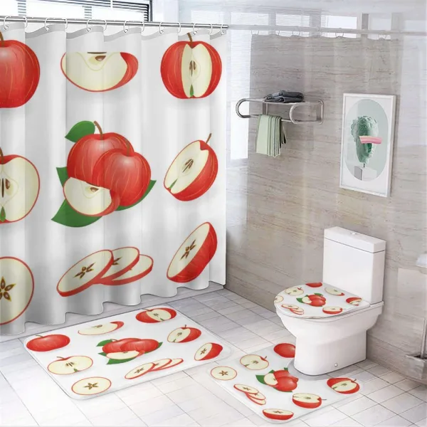 Juicy Fresh Fruits Nature on a shower curtain