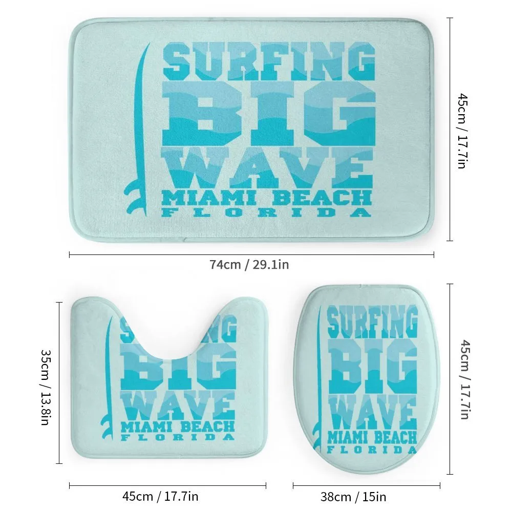 Surfing Big Wave Miami — Detail 1