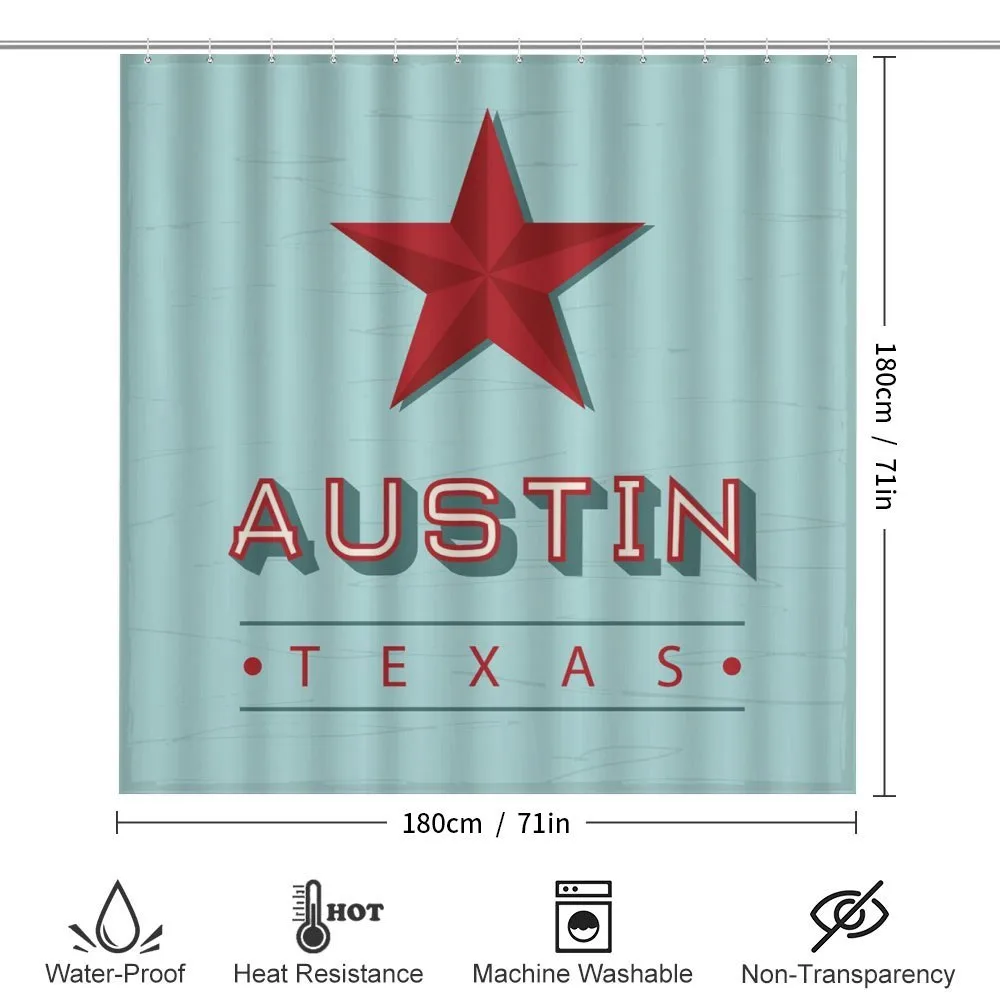 Texas Wording and a Star — Detail 2