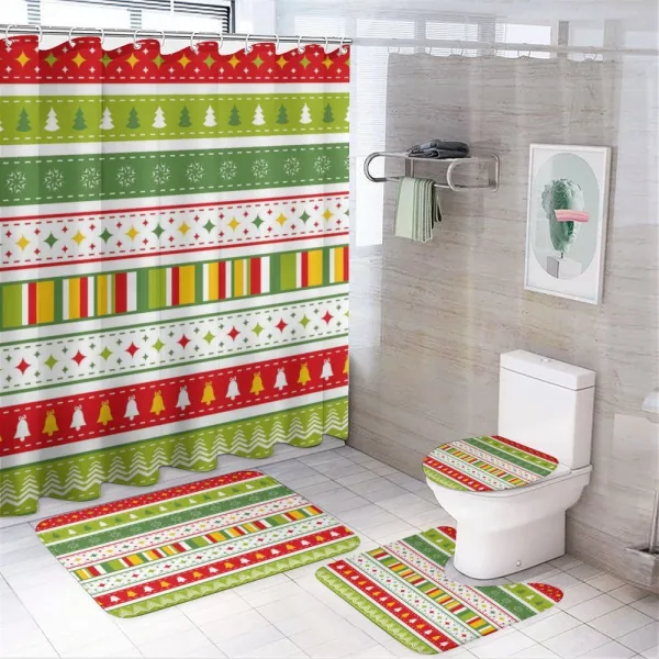 Traditional Borders on a shower curtain