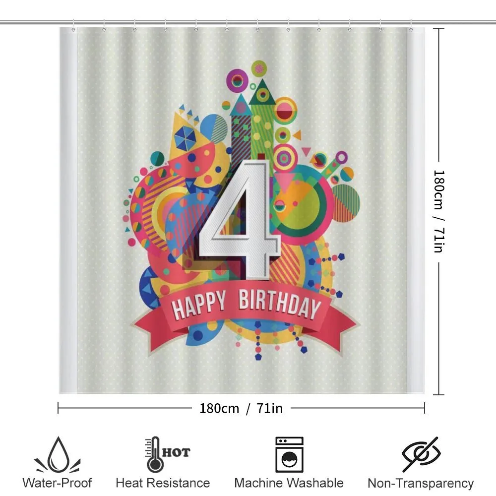 4 Years Old Colorful — Detail 2