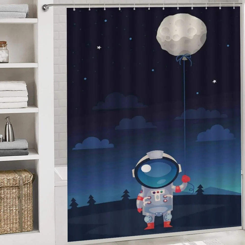 Astronaut with a Moon — Detail 4