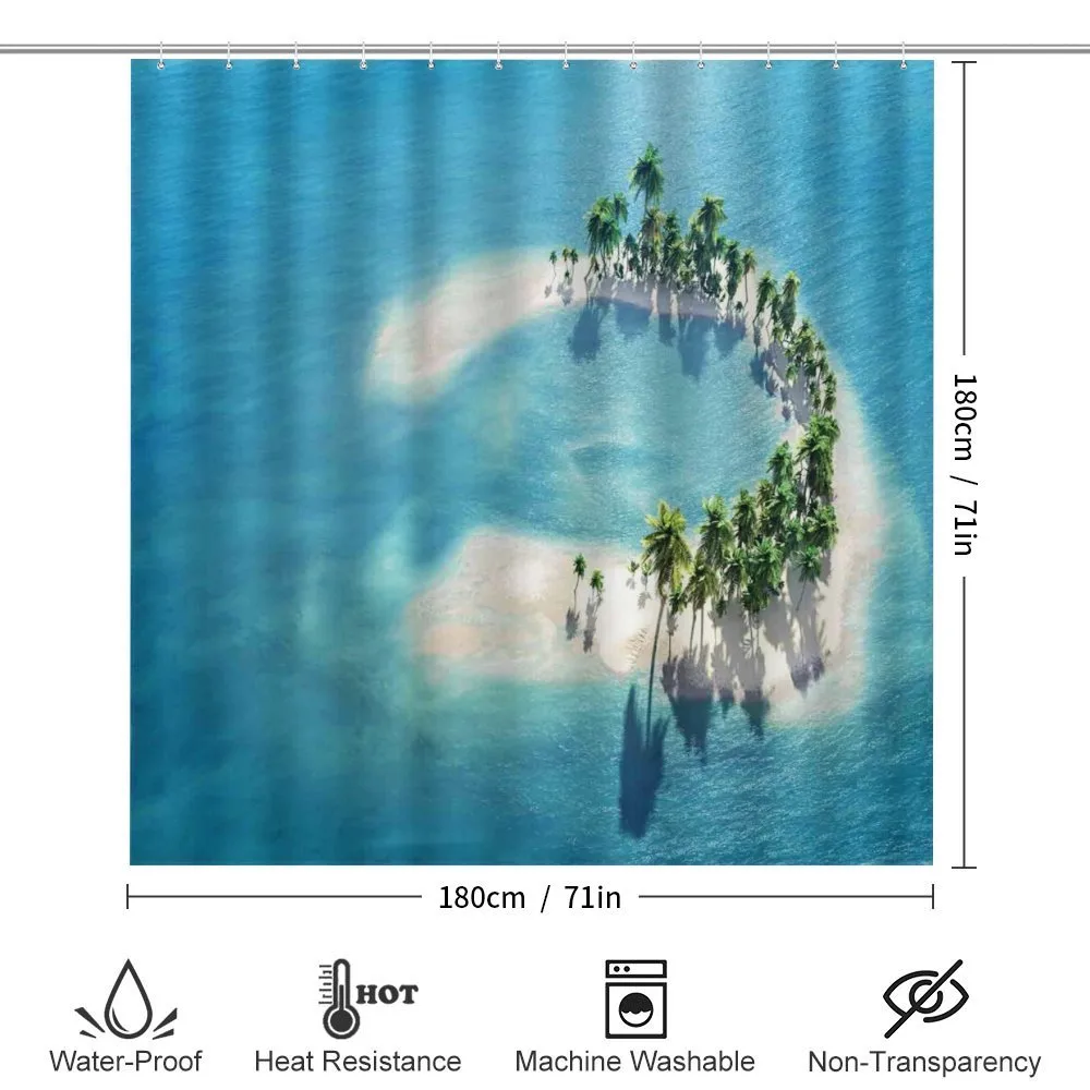 Atoll Palm Trees Ocean — Detail 2