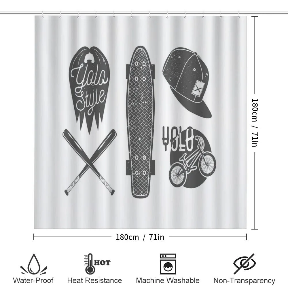 Baseball Bat Skateboard — Detail 2