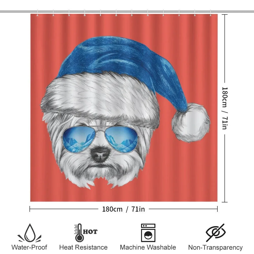 Blue Santa Hat Funny — Detail 2