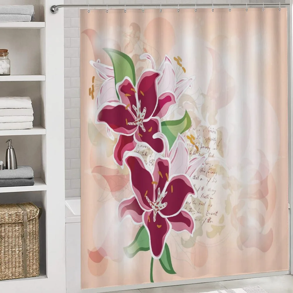 Botanical Pastel Tone Lilies — Detail 4