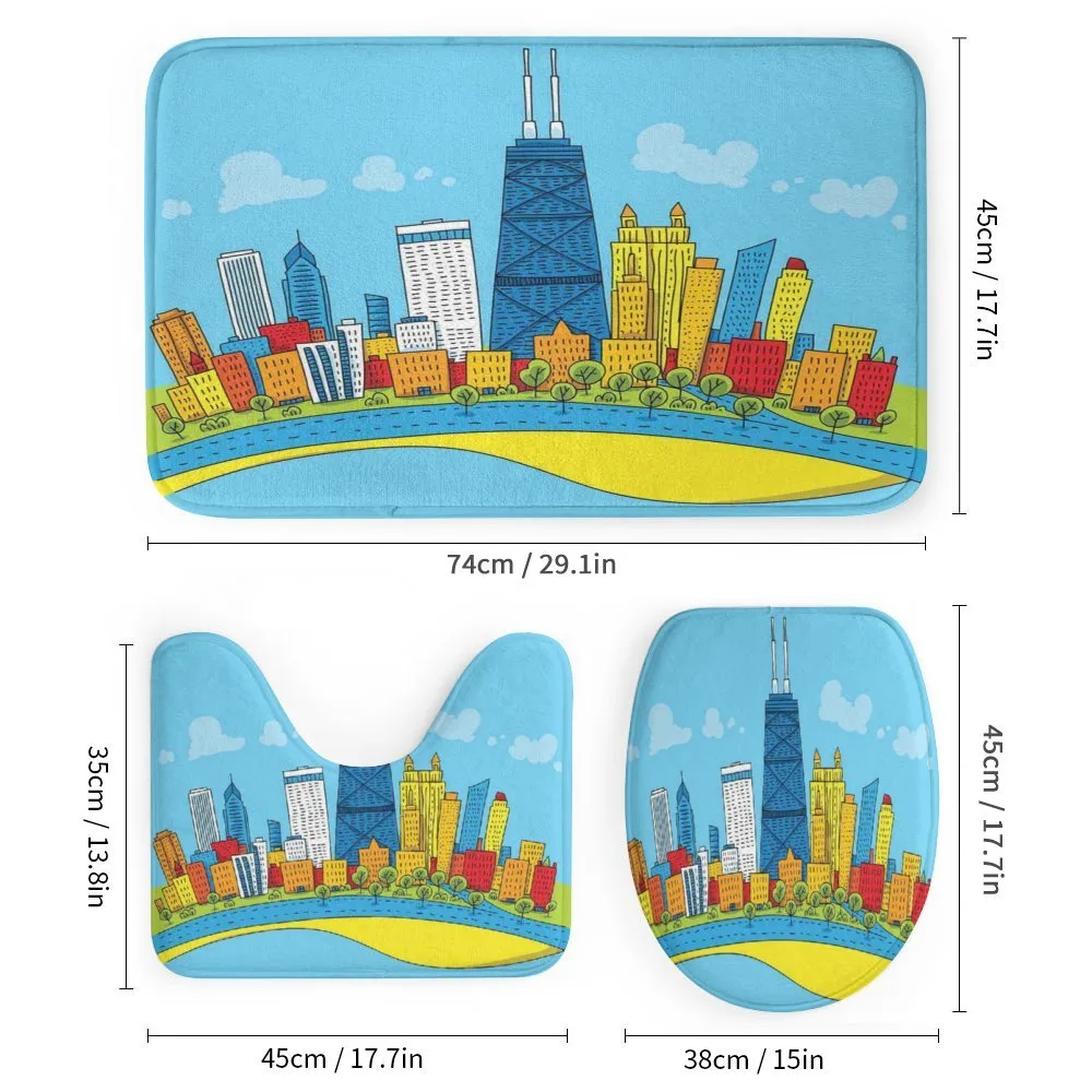 Cartoon City View — Detail 1