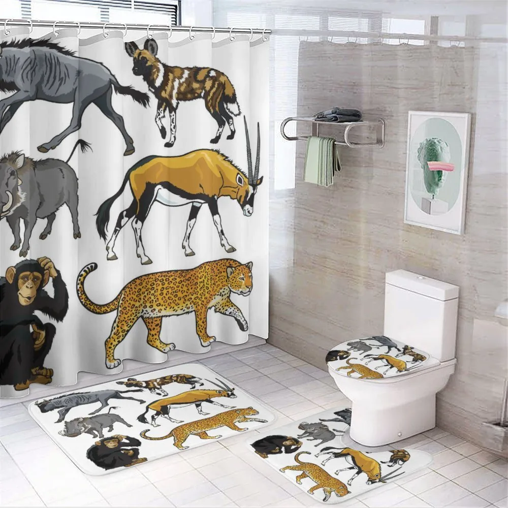 Cartoon Wild Animals Africa — Your design