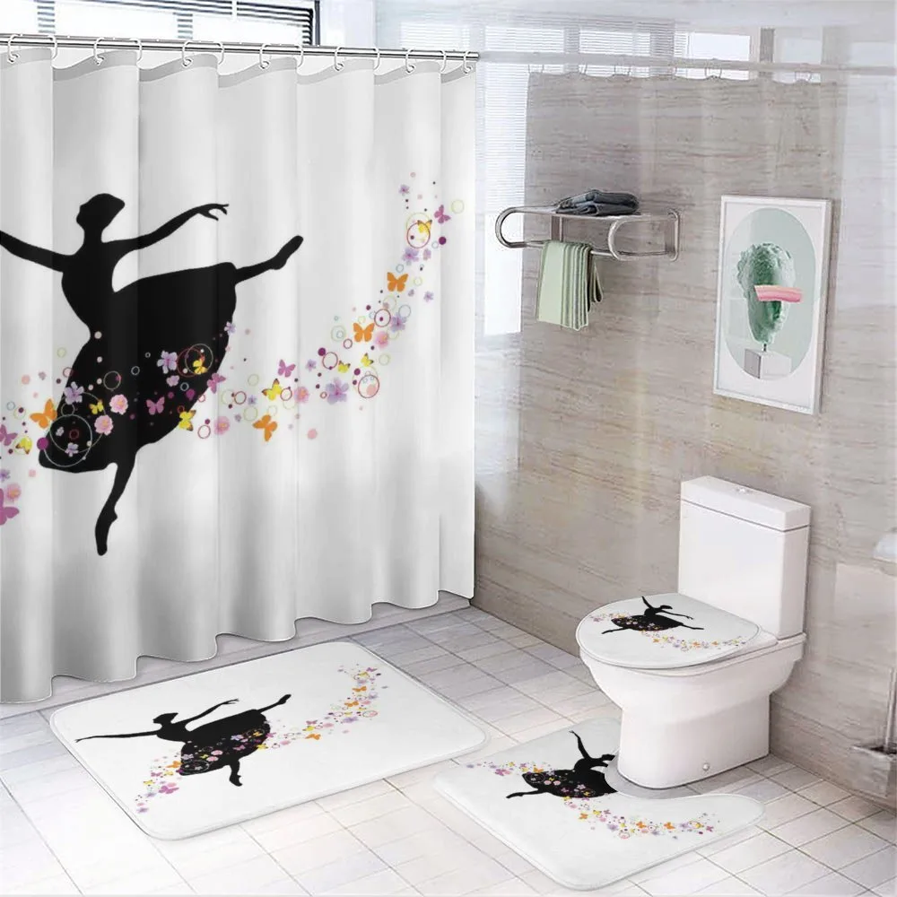 Dancer Silhouette Flowers — Your design