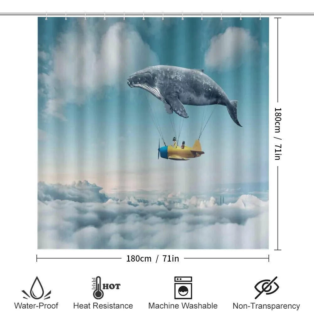Dreamy View Whale Clouds — Detail 2