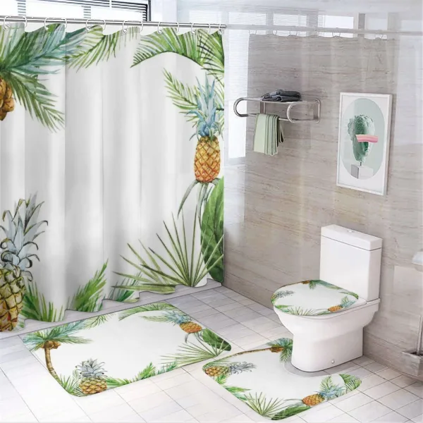 Exotic Palm Trees on a shower curtain