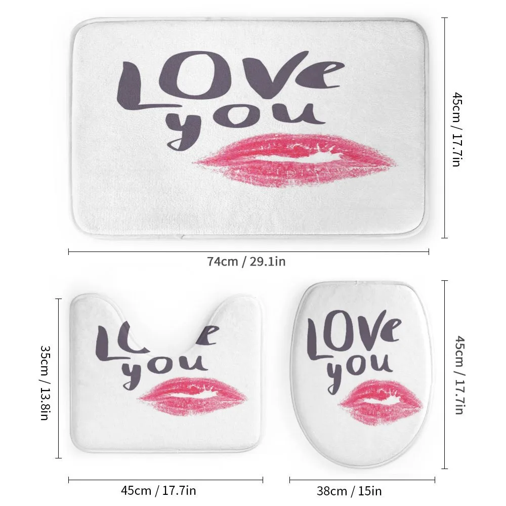 Love You and Lipstick Kiss — Detail 1