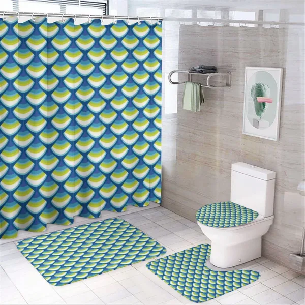 Modern Art Pattern on a shower curtain
