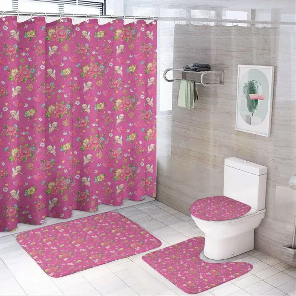 Nosegay Flower Wedding on a shower curtain