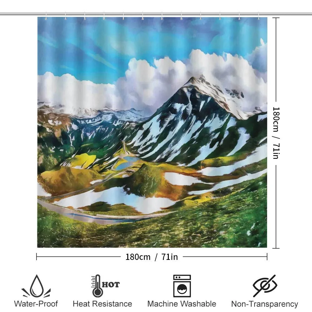 Peaks Covered with Snow — Detail 2