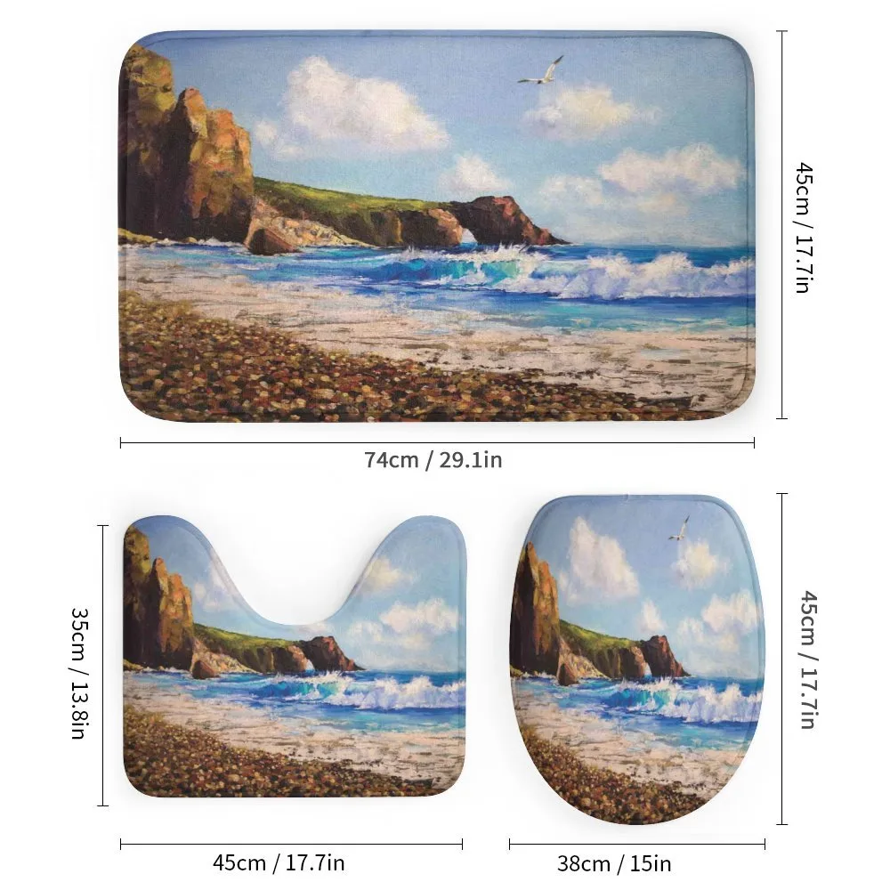 Sea Coast by Beach Rock — Detail 1