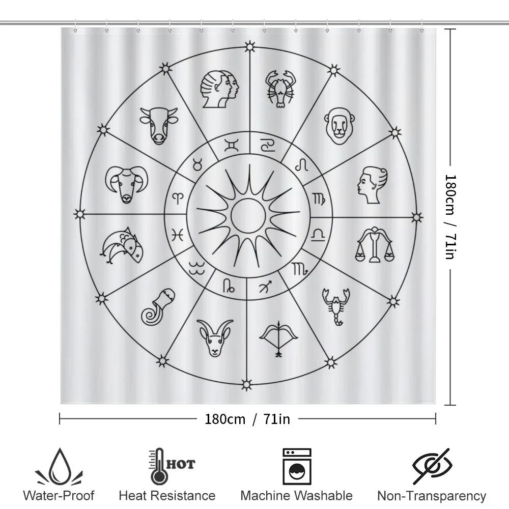 Sketchy Zodiac Circle — Detail 2