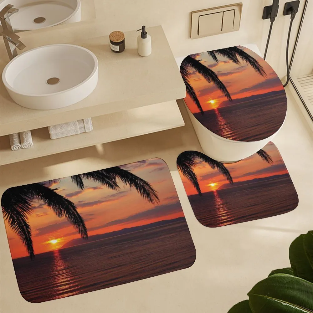 Sunrise on Sea and Palms — Detail 5